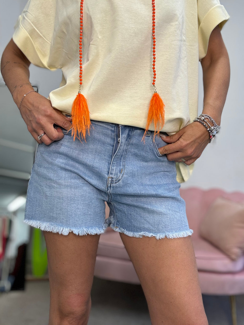 Lo short con le frangette