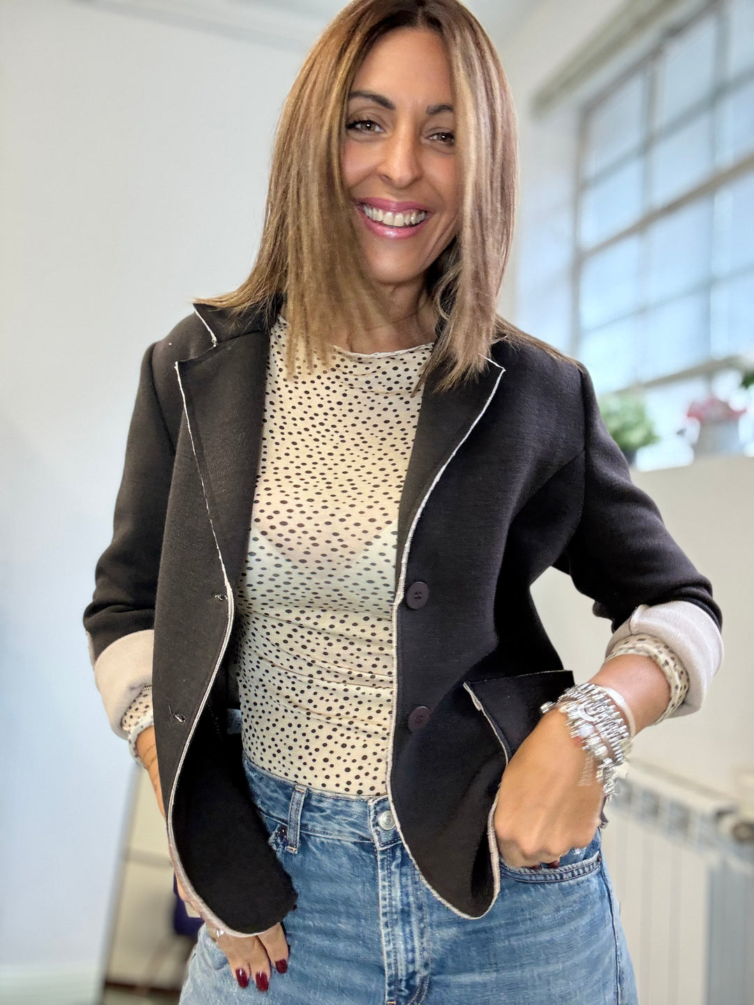 La giacca lana cotta
