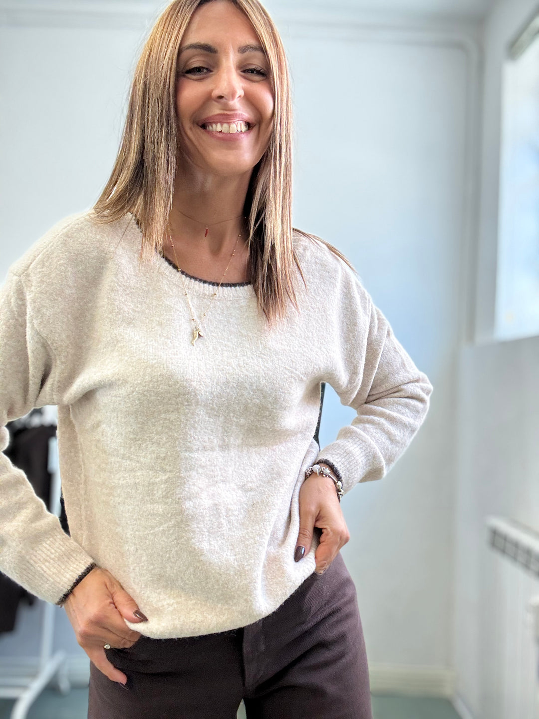 Pull fiocchetti
