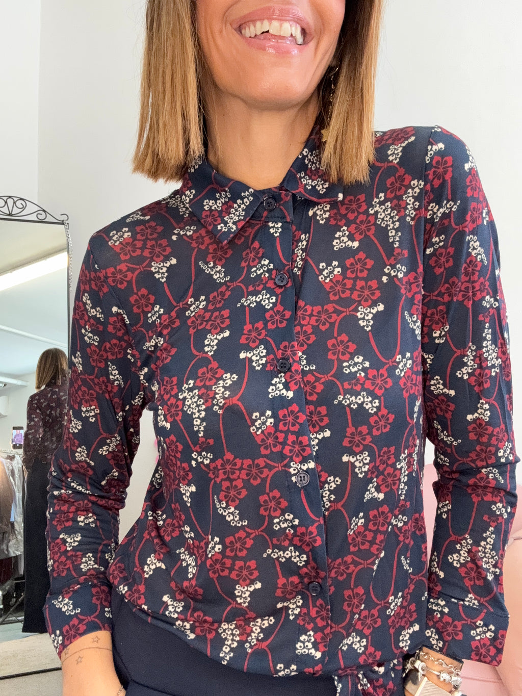 La cachemiretta camicia Spring