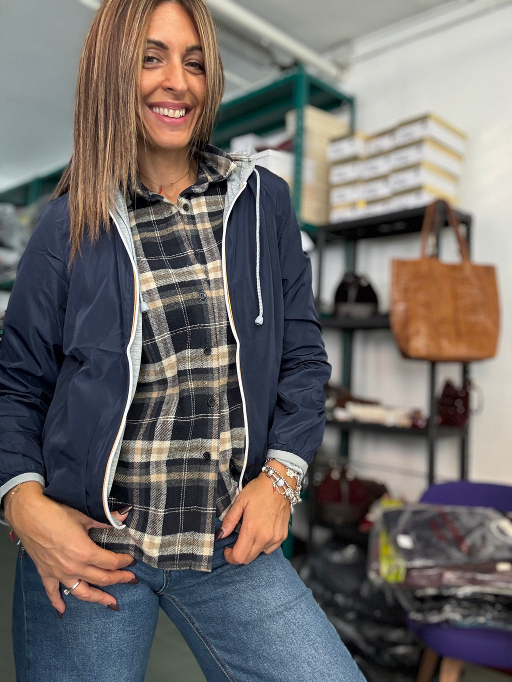 Il frangivento reversibile autunno style