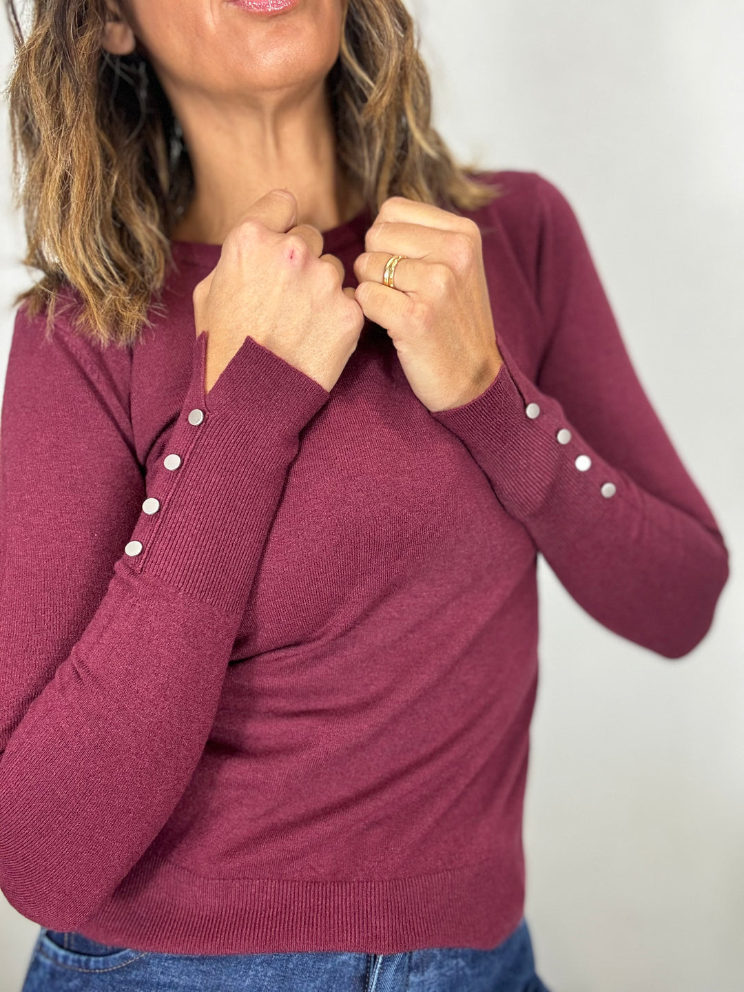 Il pull coi bottoncini