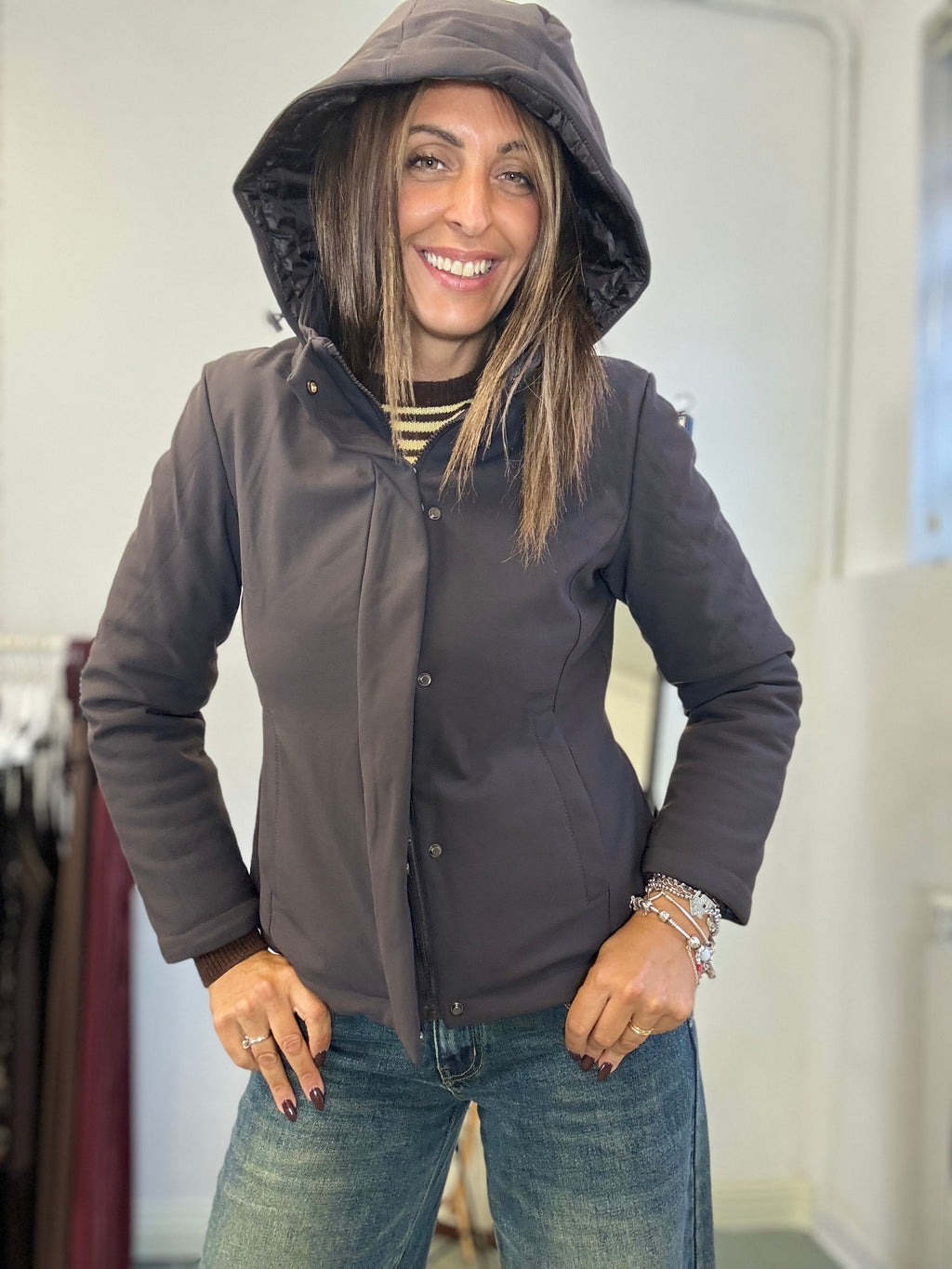 Il piumino Banny tessuto tecnico