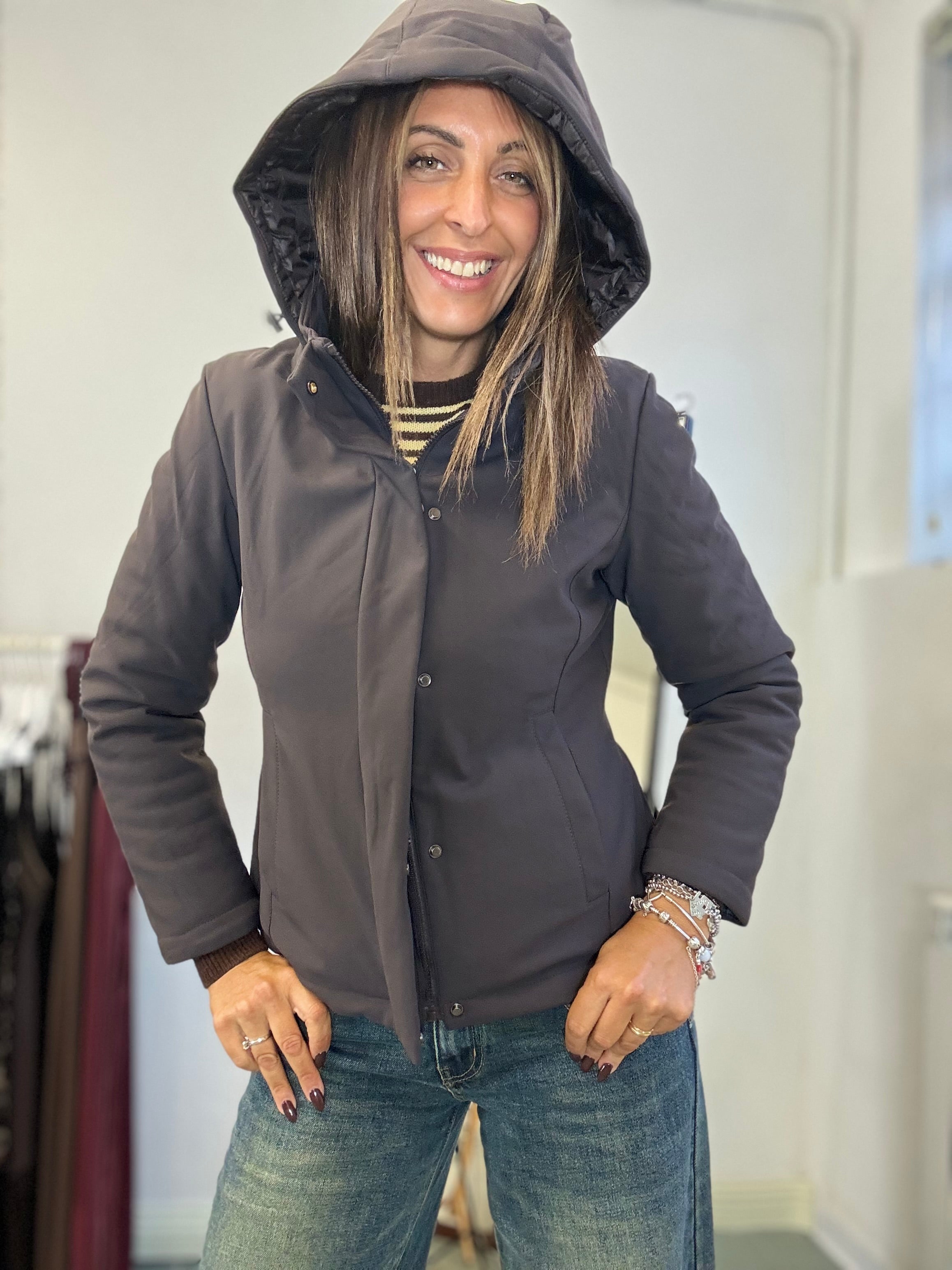 Il piumino Banny tessuto tecnico