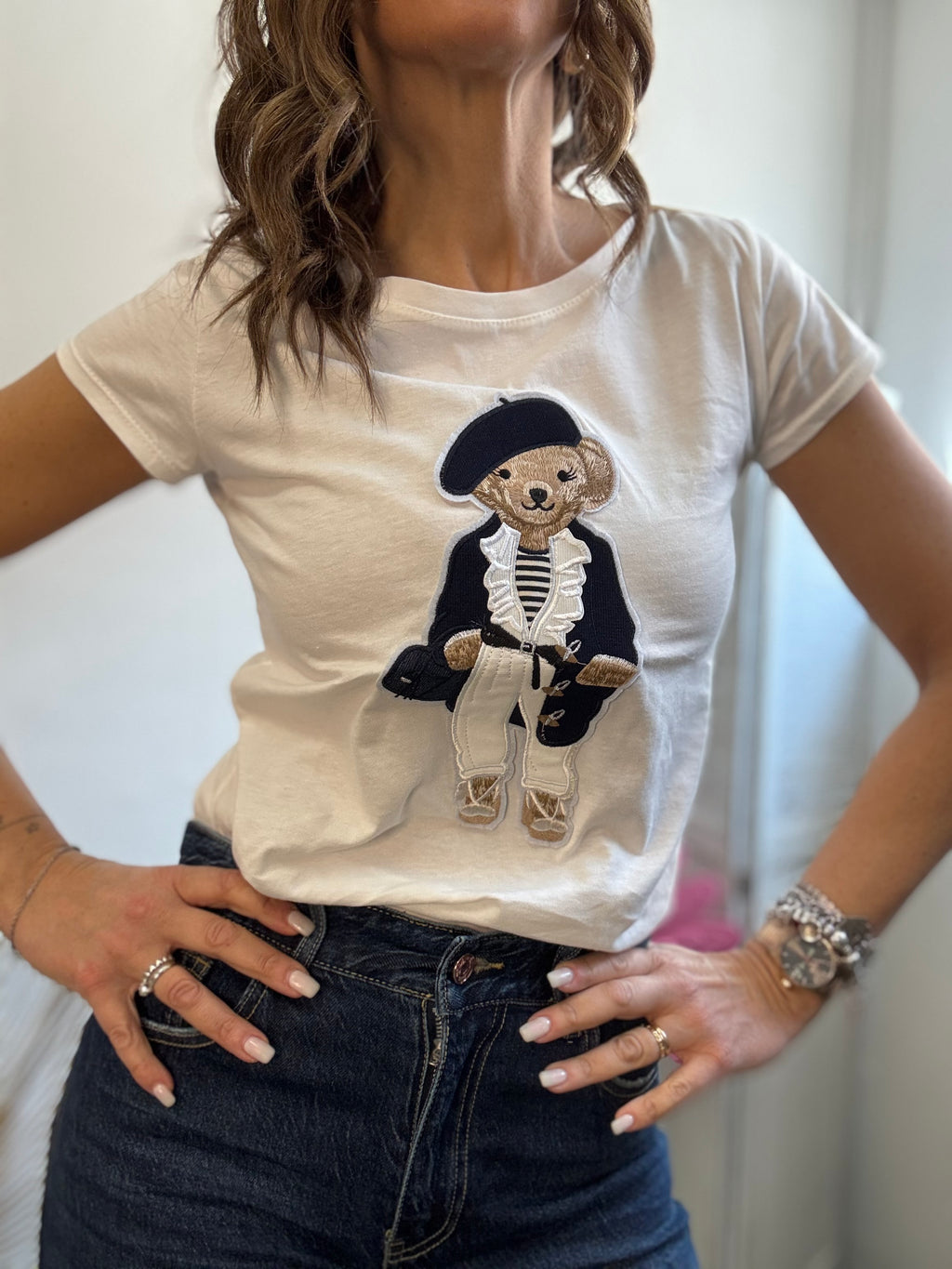 La t-shirt con L orsetto