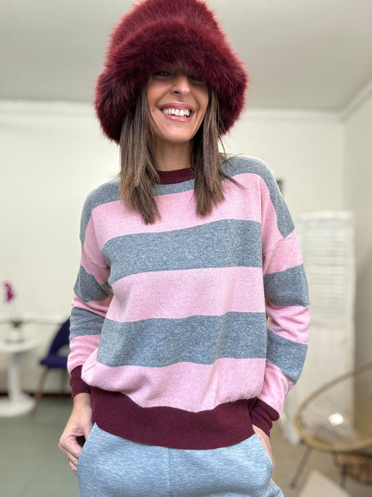 Il pull Sofi col cachemire e le Rigone