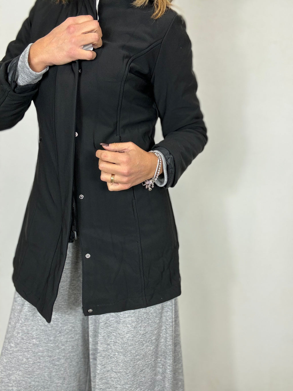 Il giaccone 3 in 1 ( in nero blu e ghiaccio )