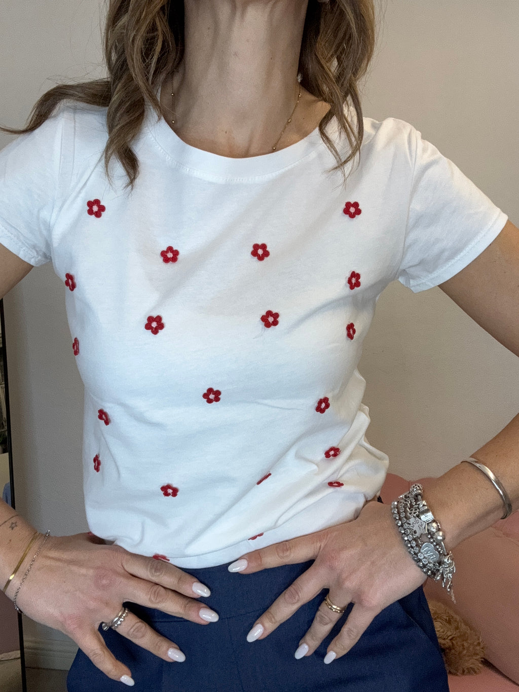 La t-shirt con le margheritine