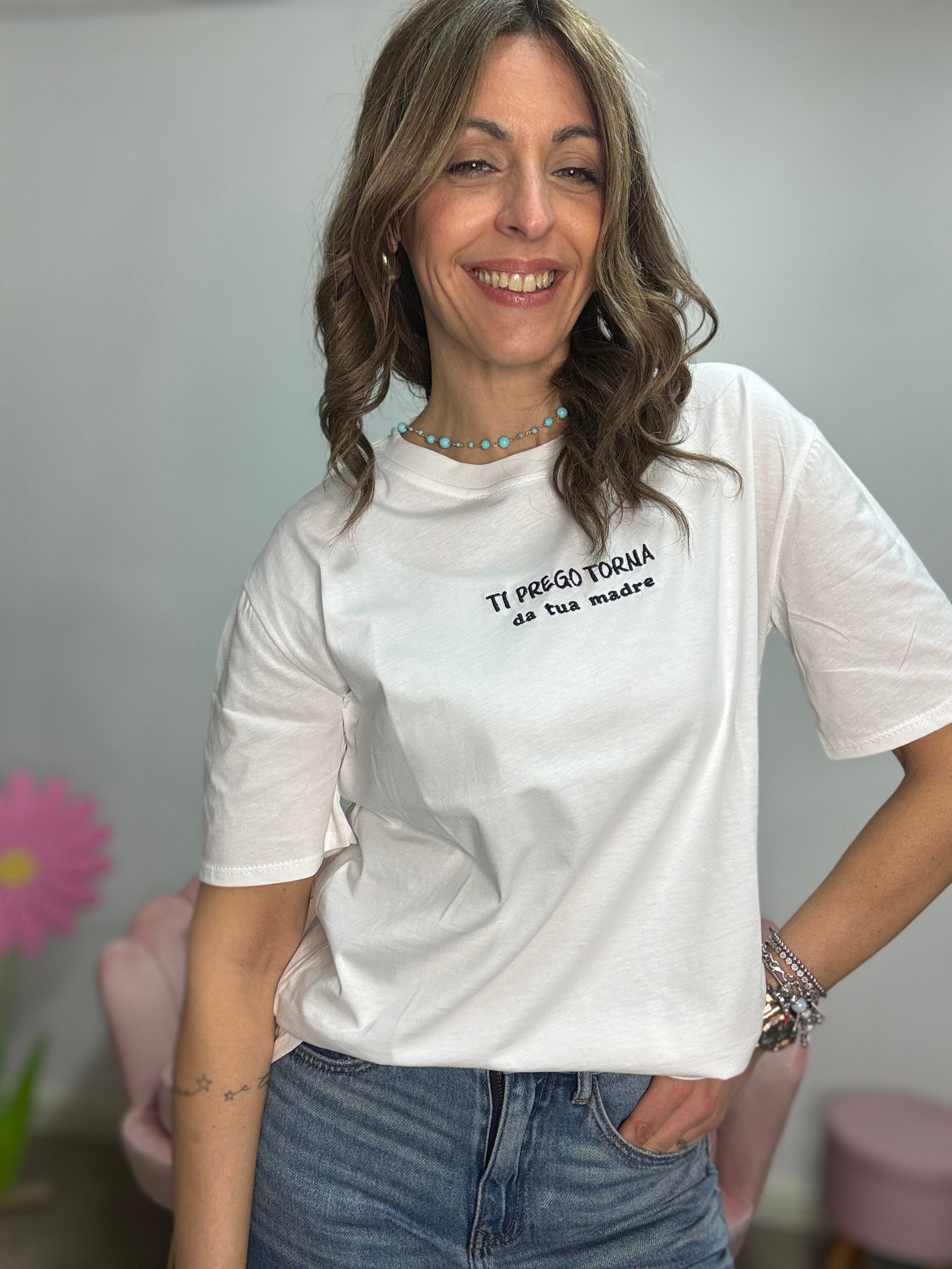 T-shirt Torna da tua madre