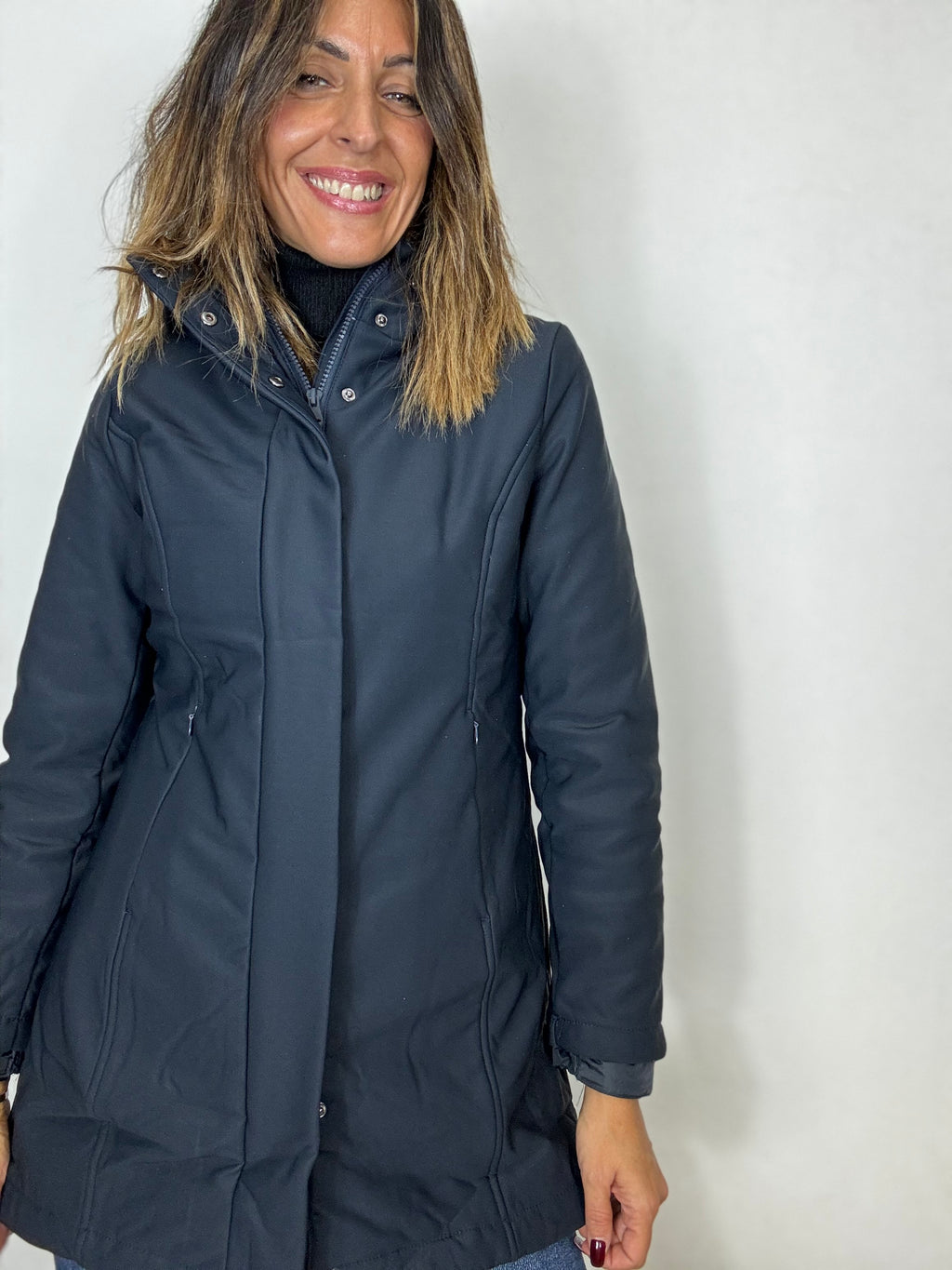 Il giaccone 3 in 1 ( in nero blu e ghiaccio )