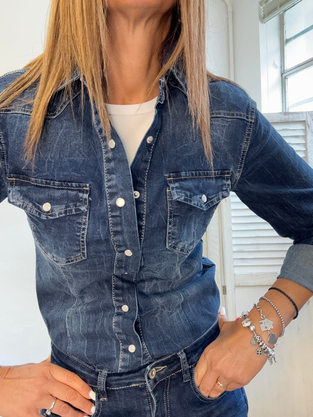 La camicia in jeans