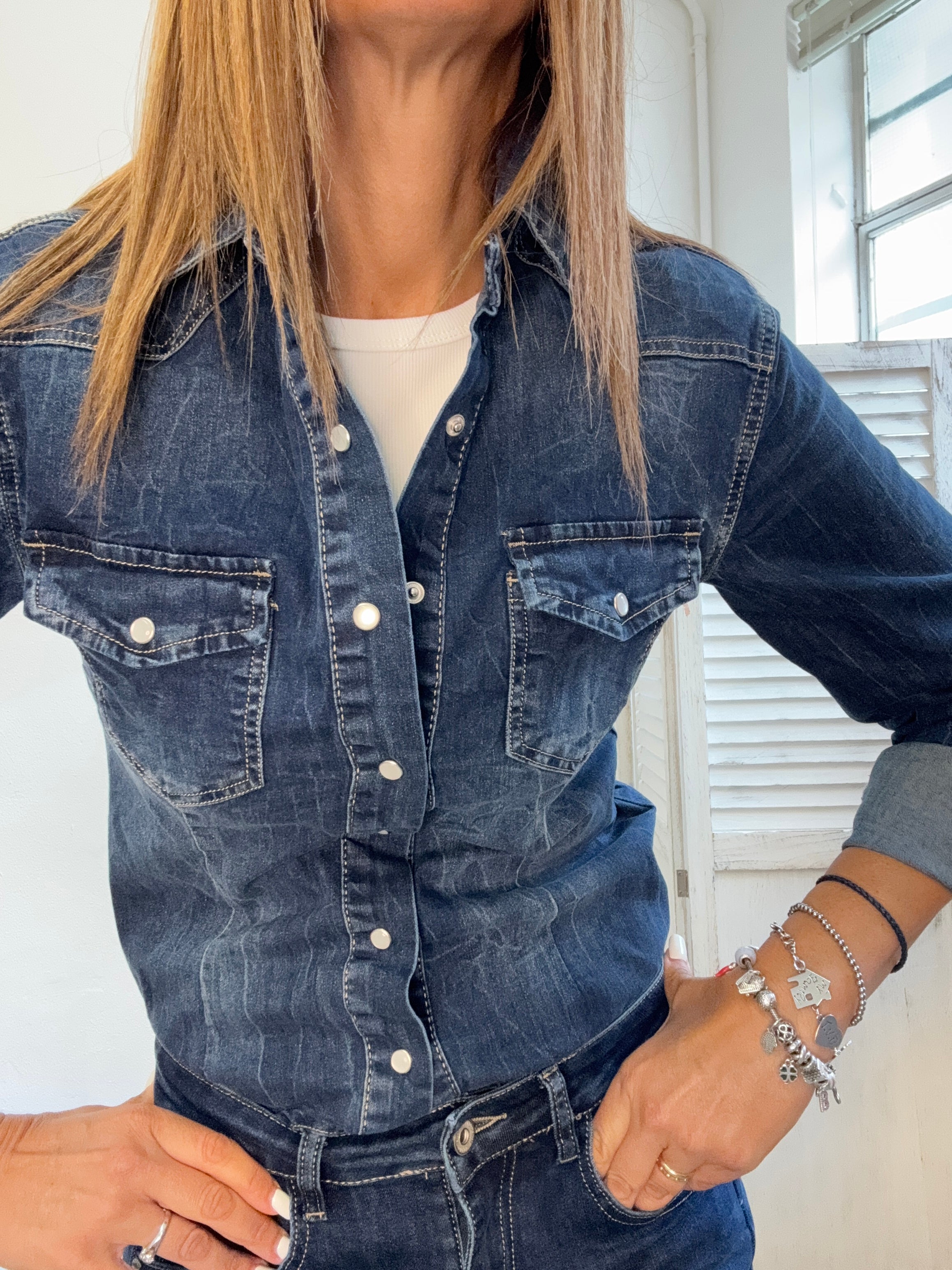 La camicia in jeans