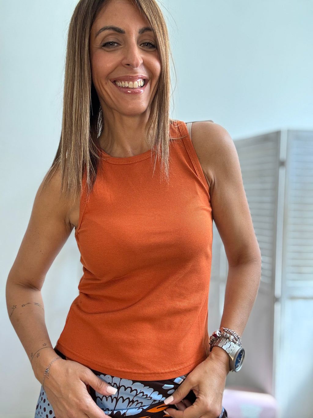 La canotta costine leggere