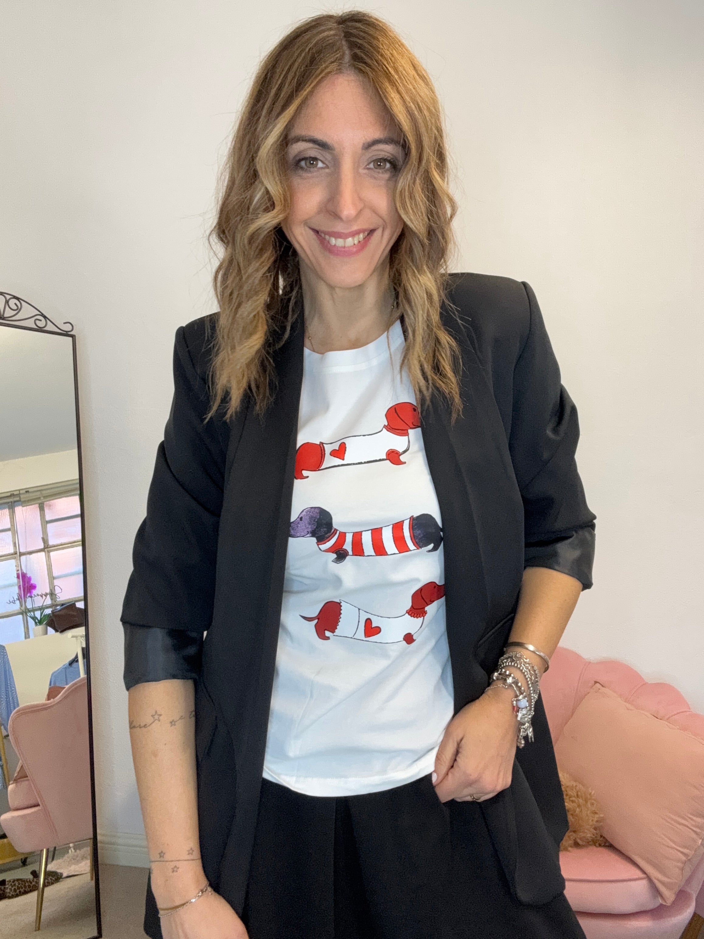 La giacca foderata senza bottoni