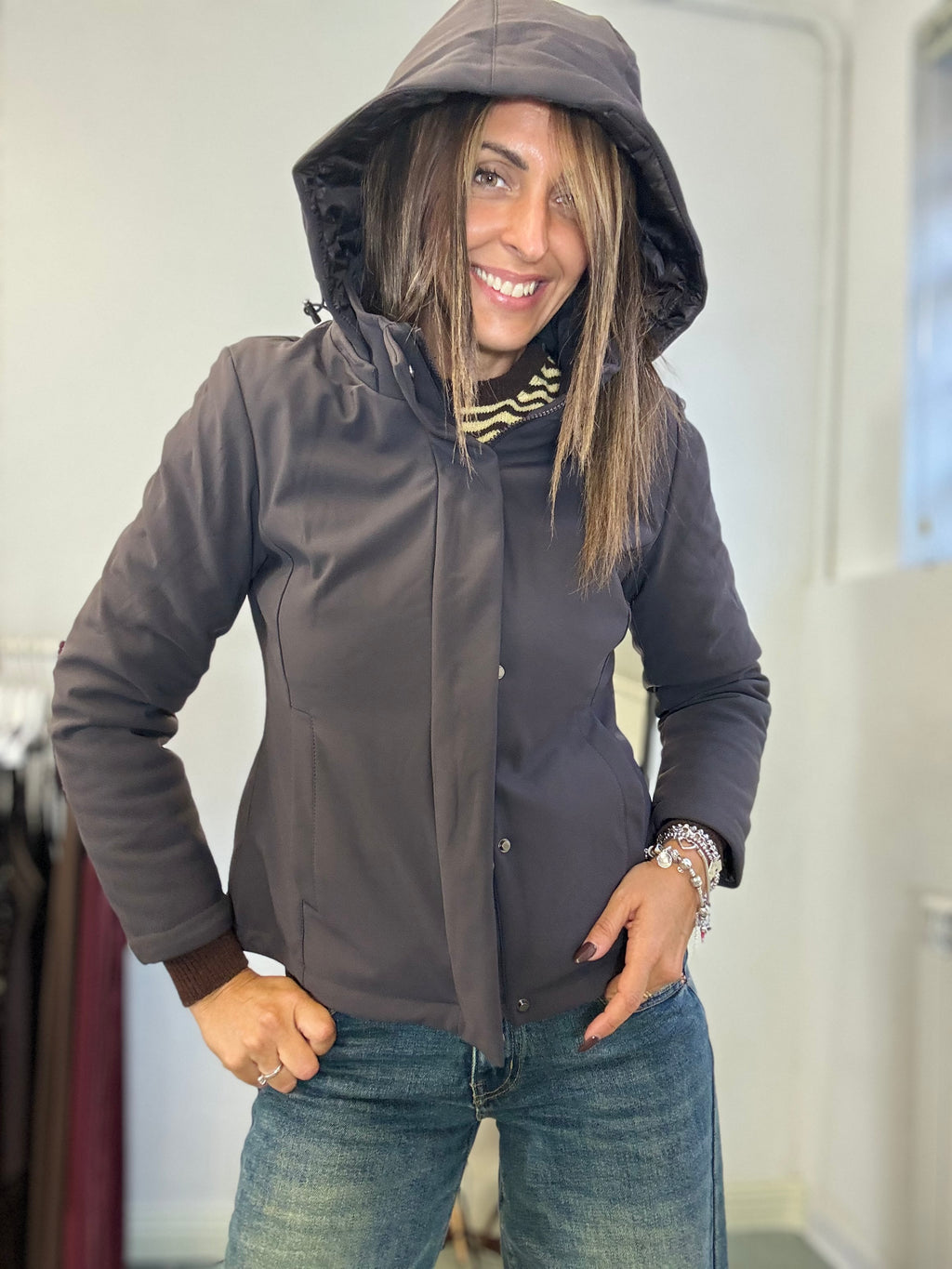 Il piumino Banny tessuto tecnico