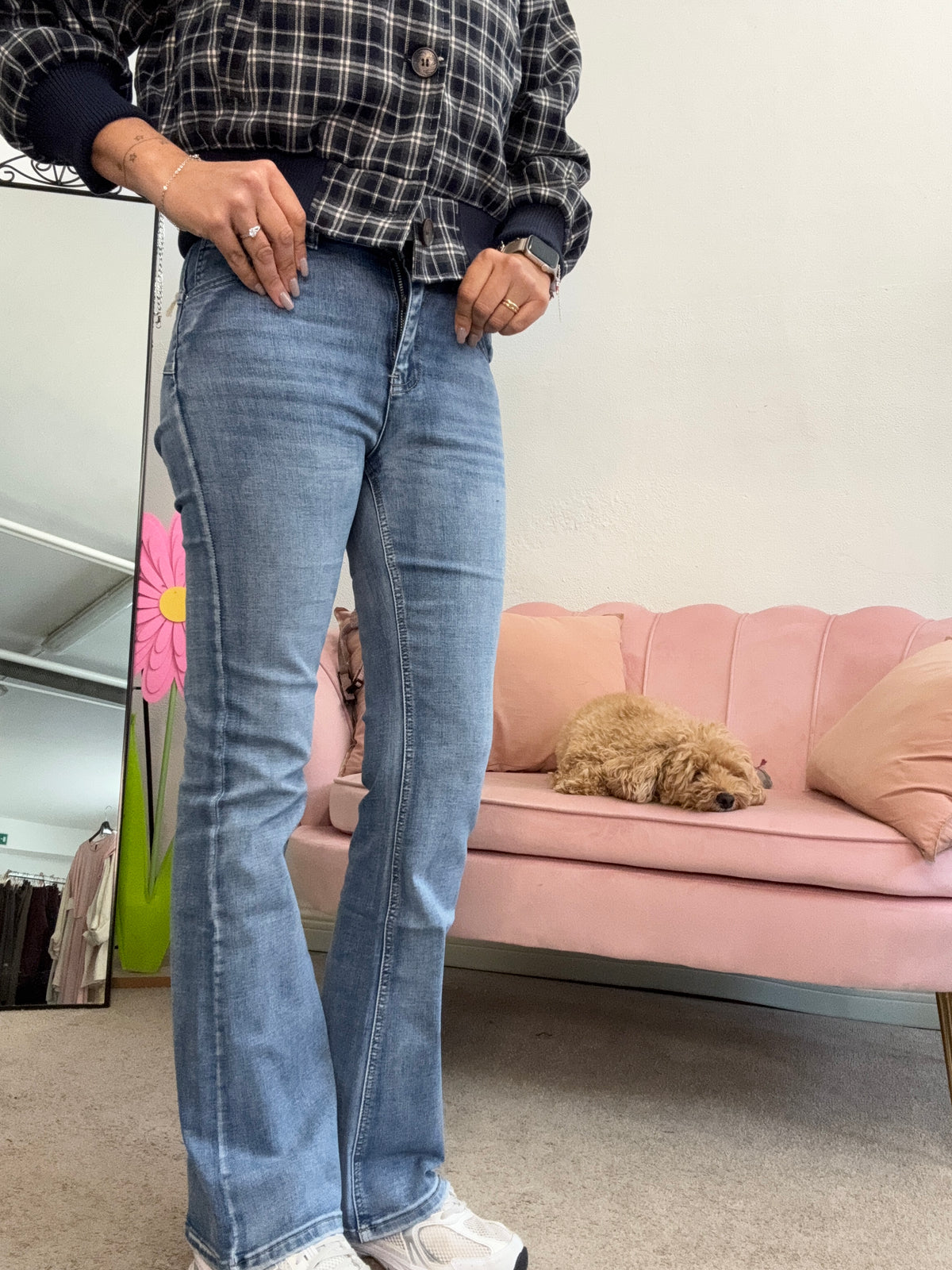 Il jeans zampetta push up