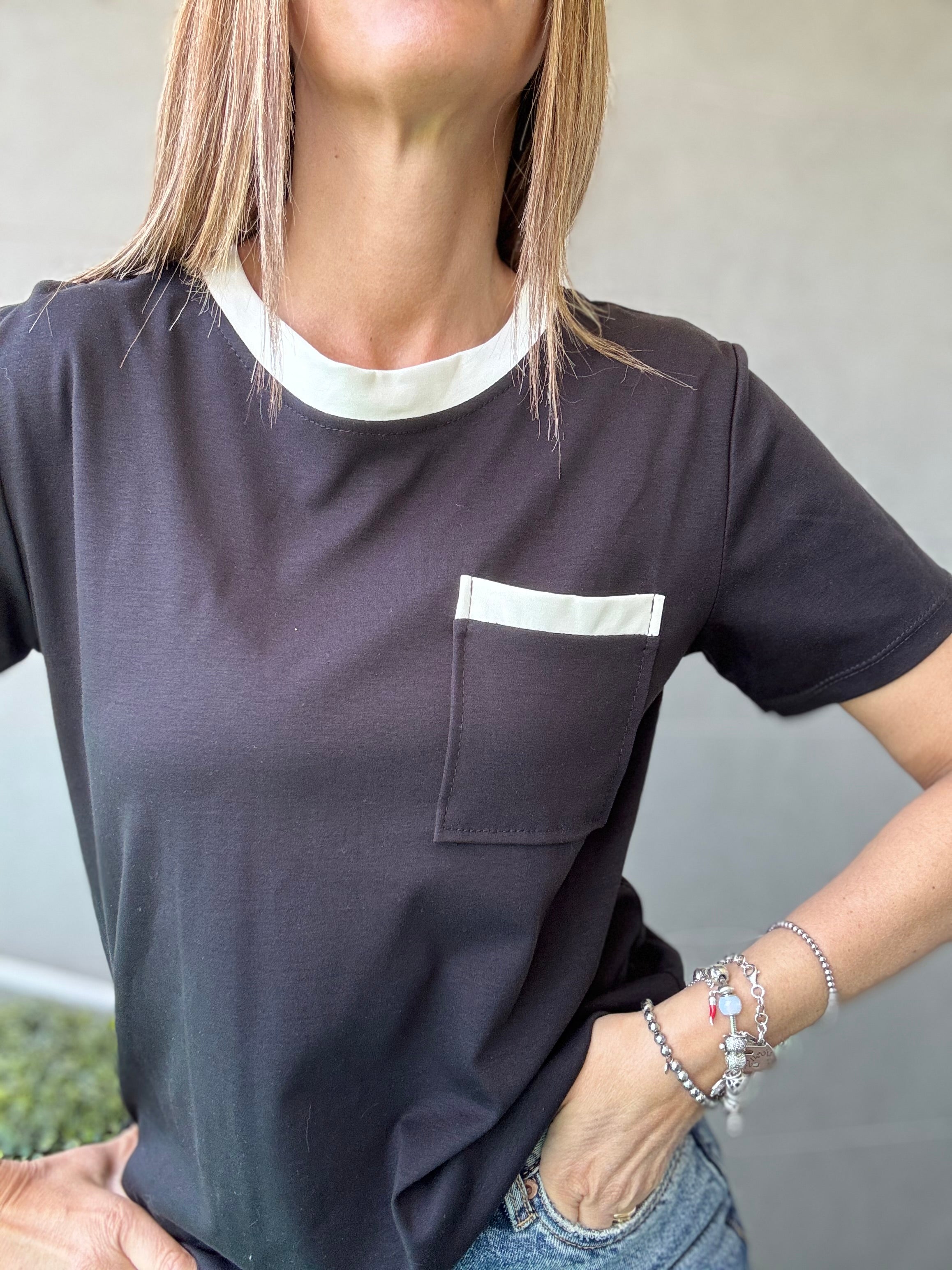 La T shirt bordini