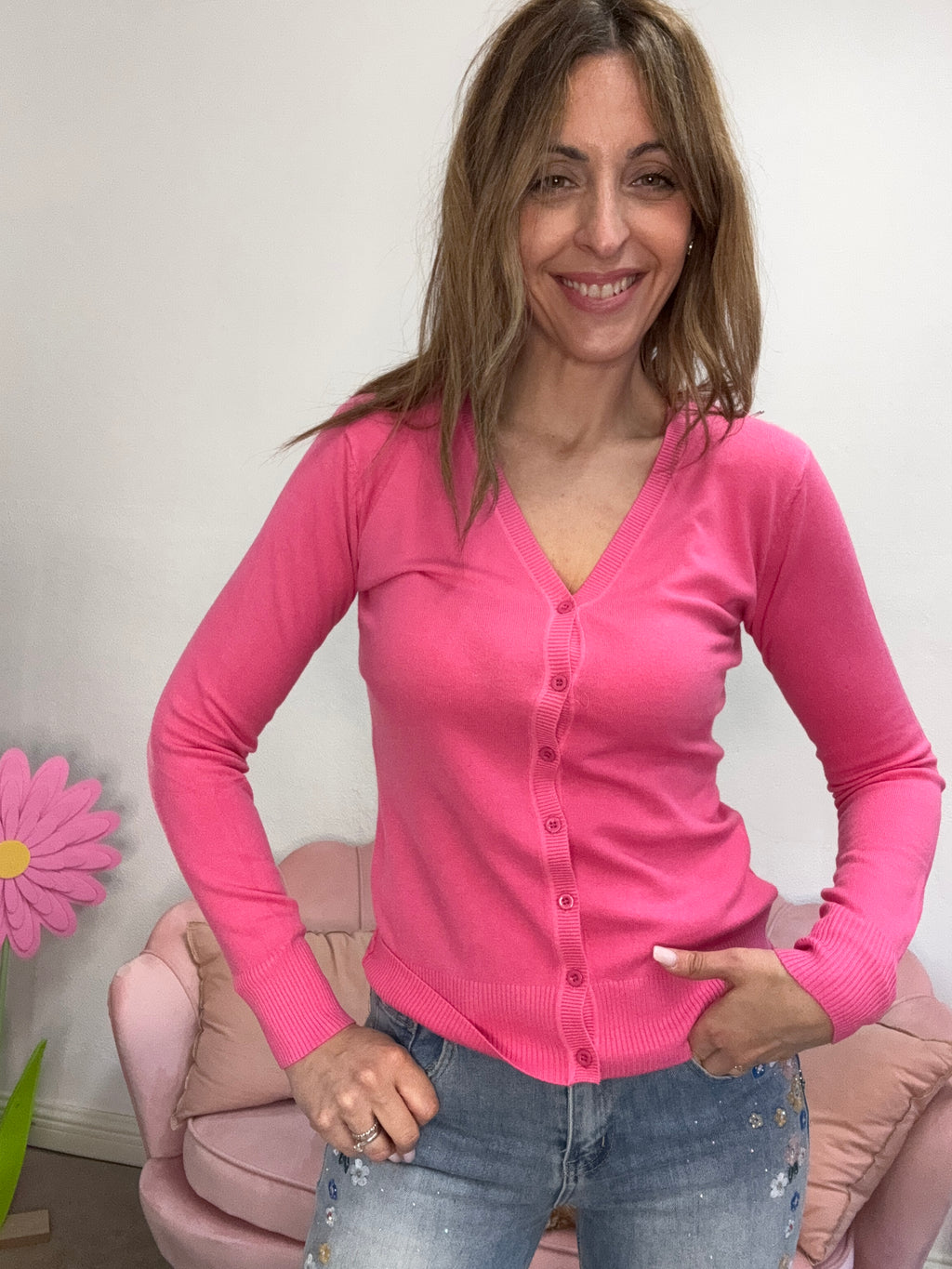 Cardigan basico continuativo