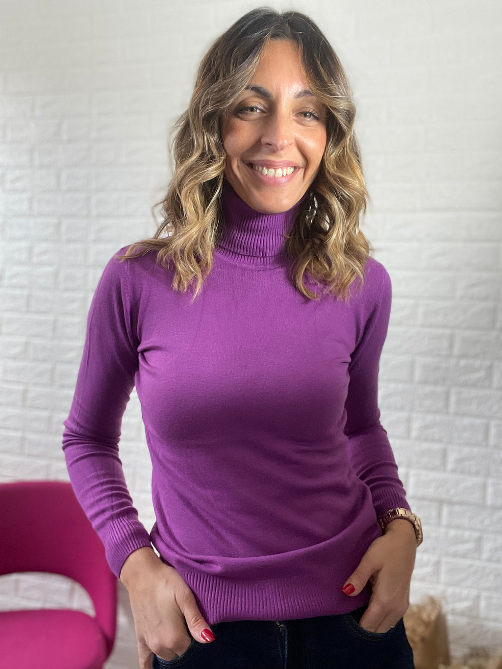 Il dolcevita leggero basico ( in 15 colori )