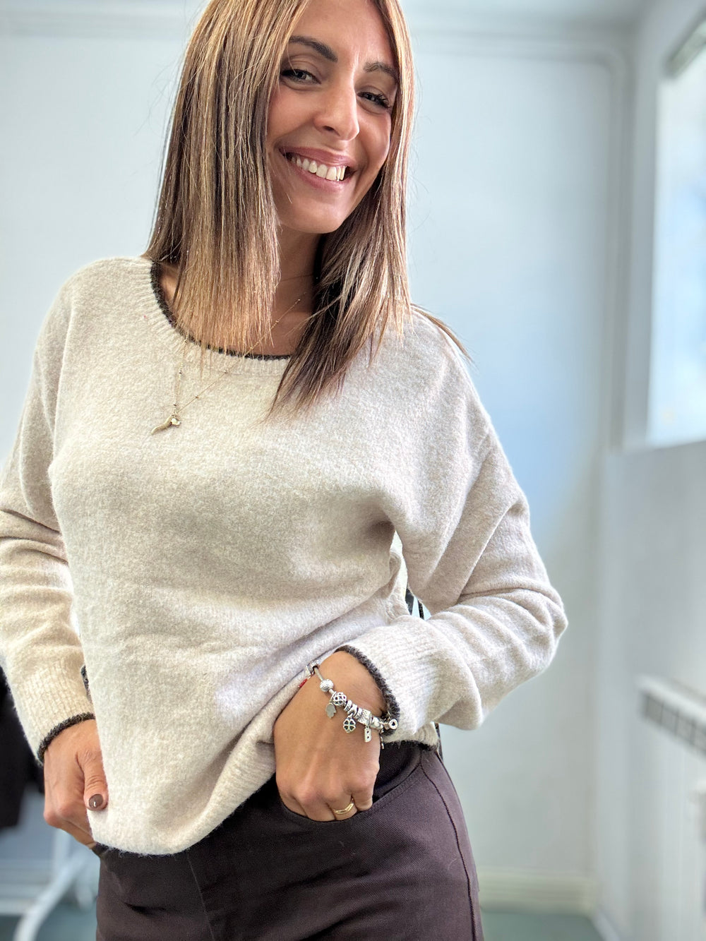 Pull fiocchetti