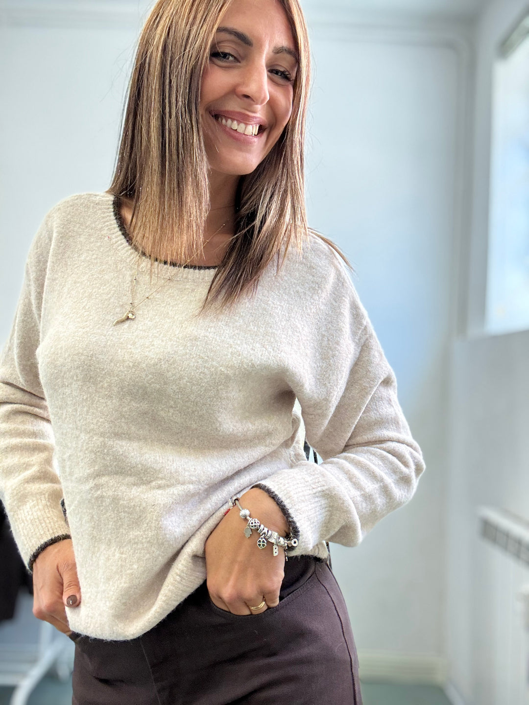 Pull fiocchetti