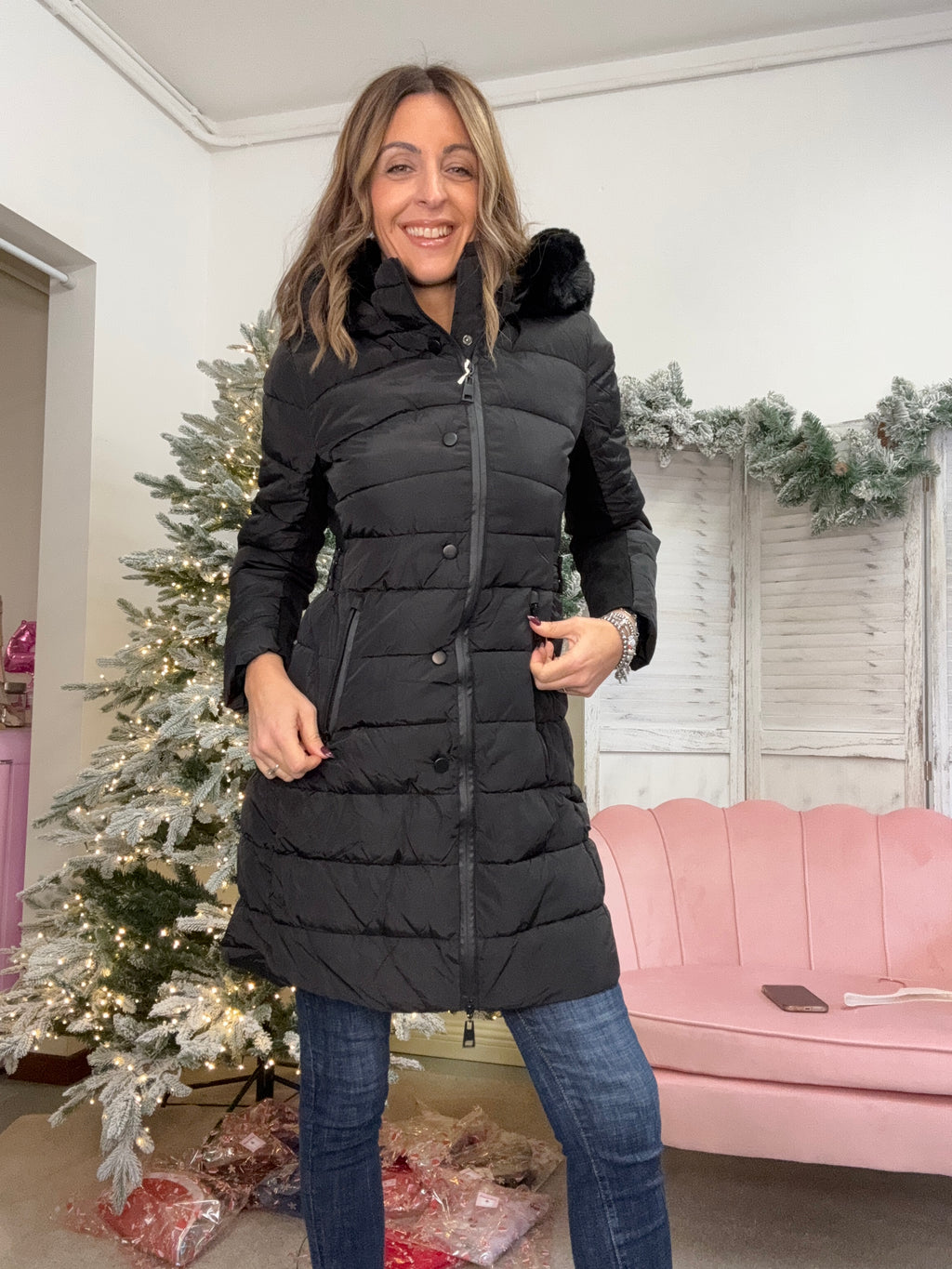 Il piumino che sembra un cappotto