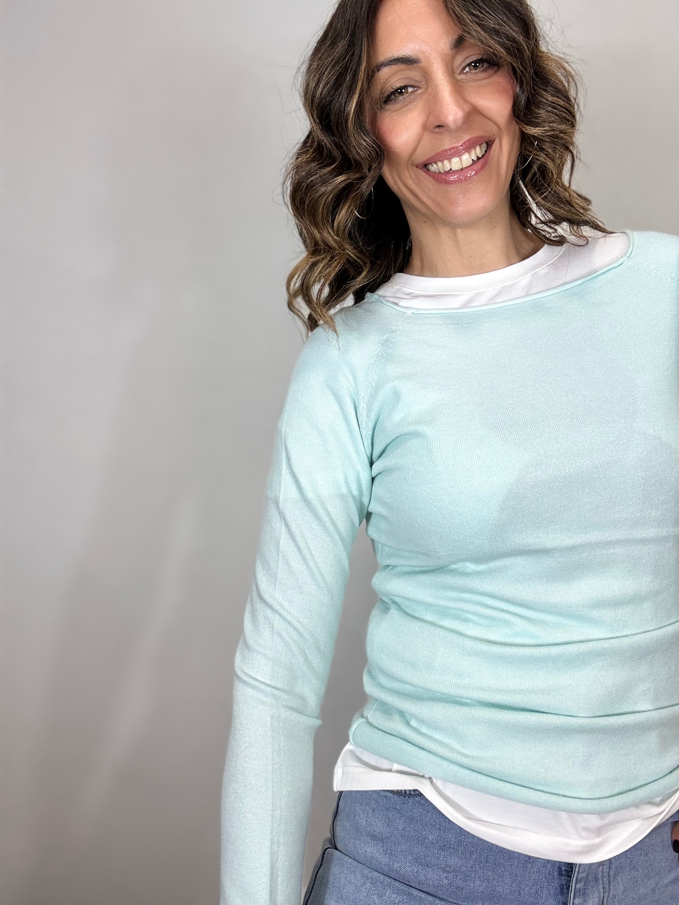 Pull primo peso basico colorato ( in 20 colori )