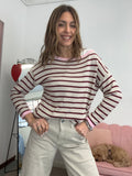 Pull cotone profilo rosa