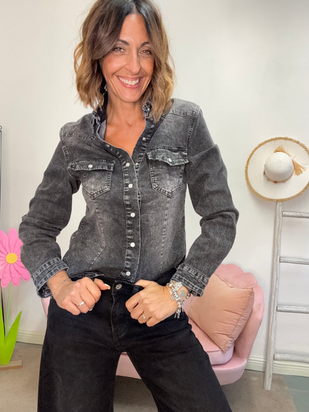 La camicia in jeans