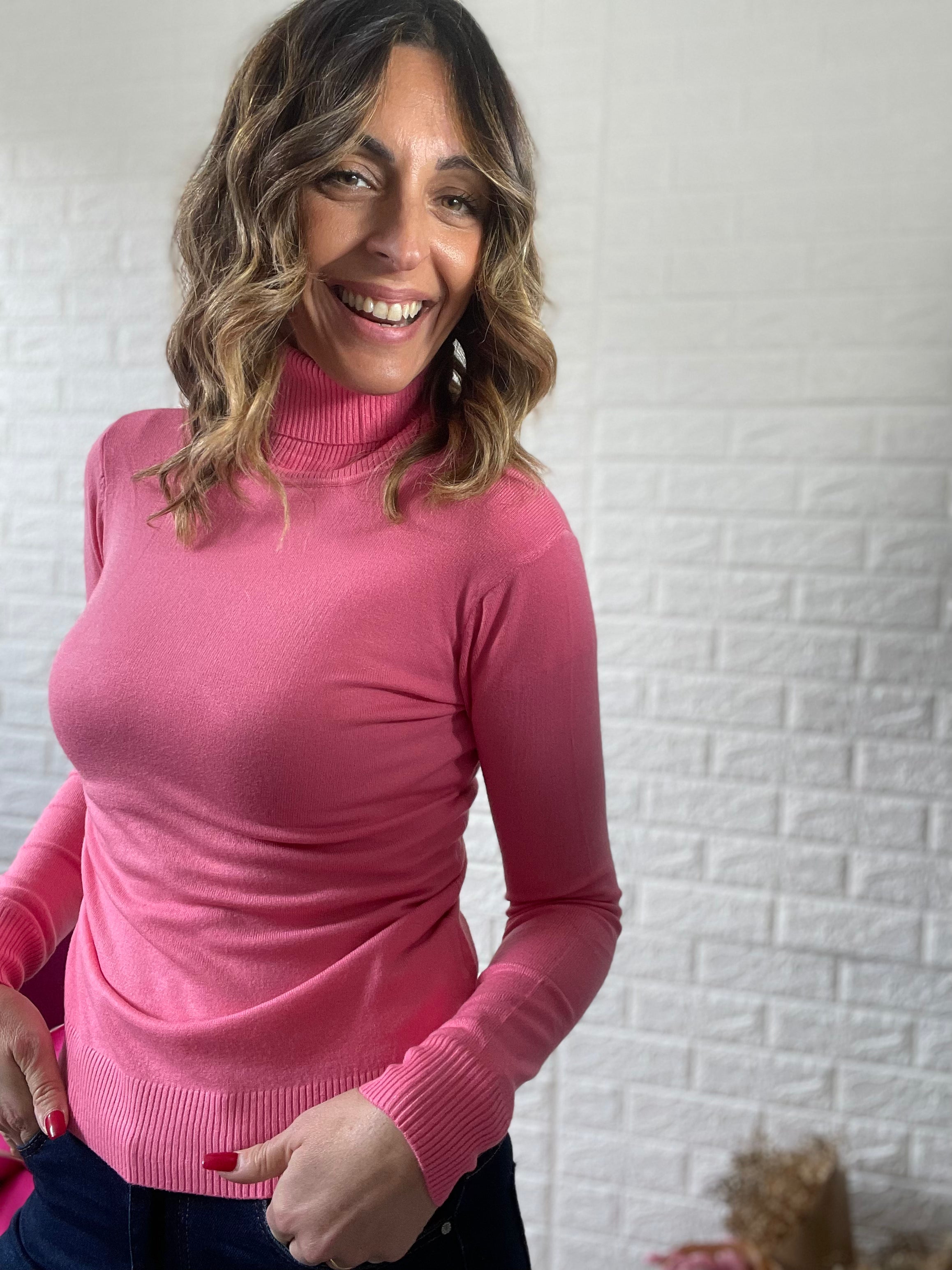 Il dolcevita leggero basico ( in 15 colori )