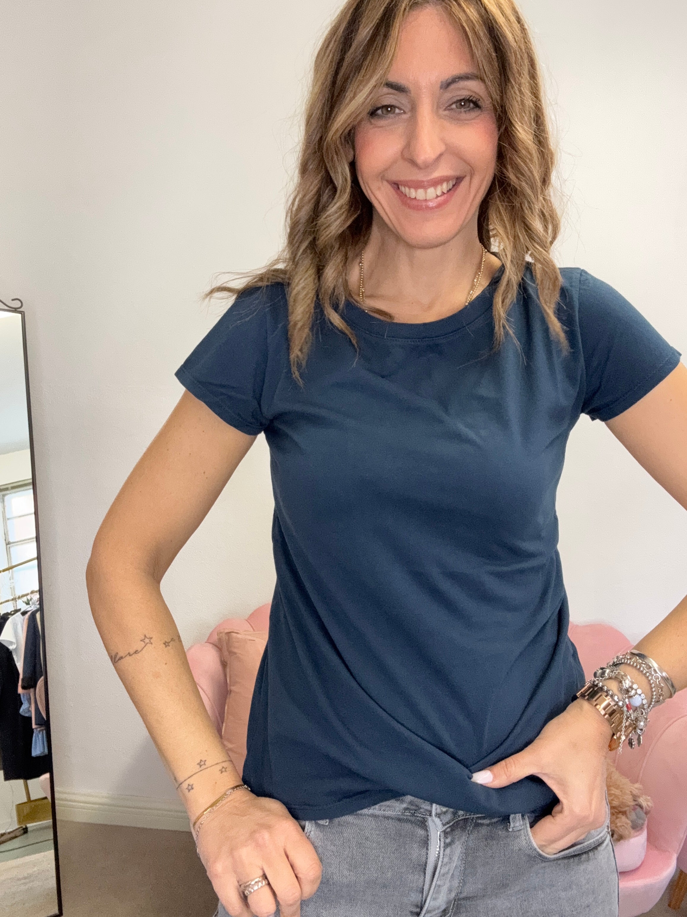 La t-shirt in cotone