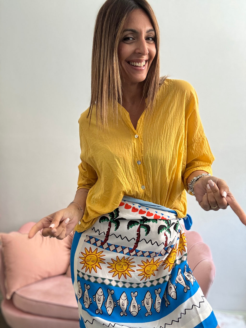 La camicia 100% cotone