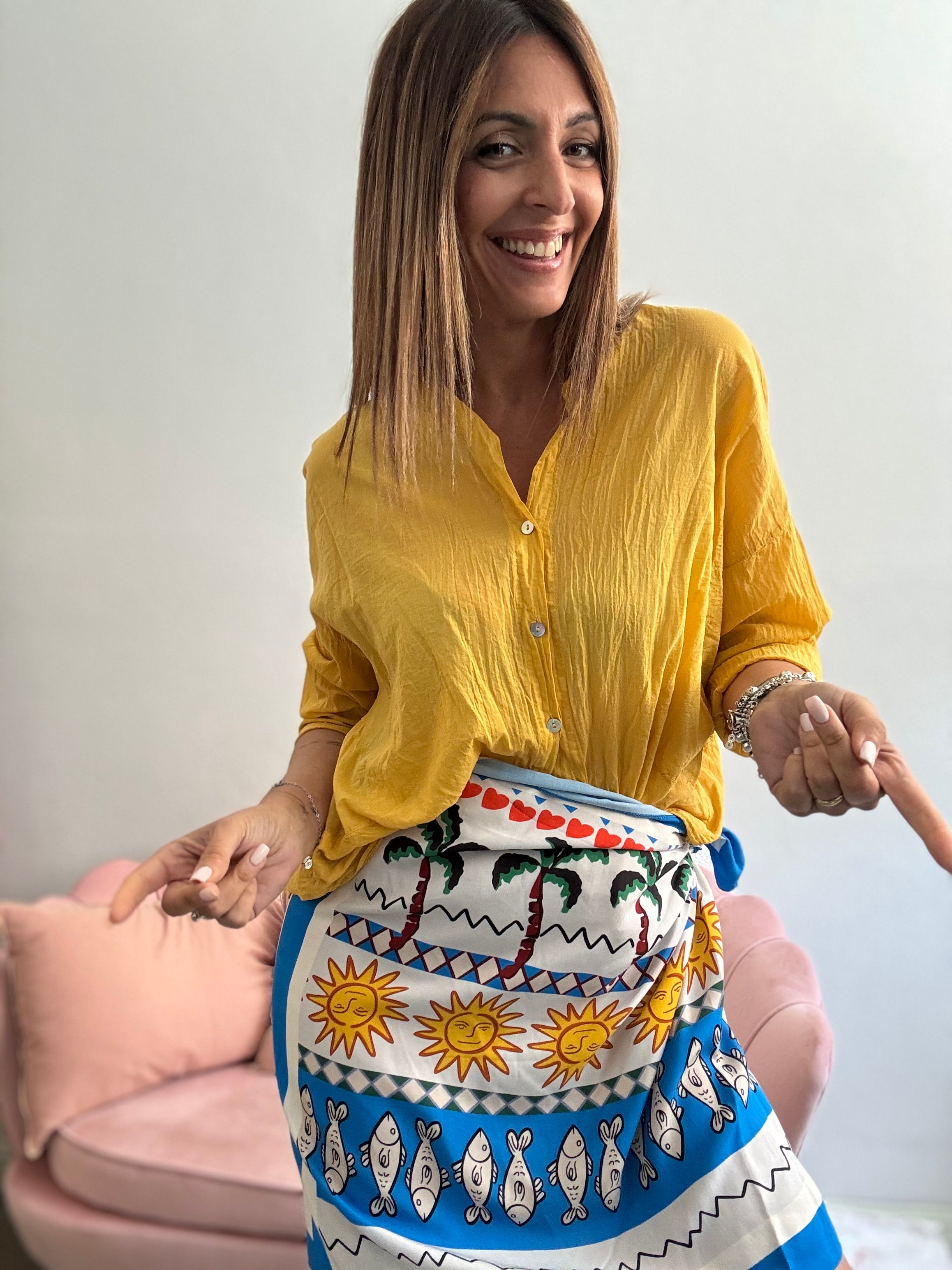 La camicia 100% cotone