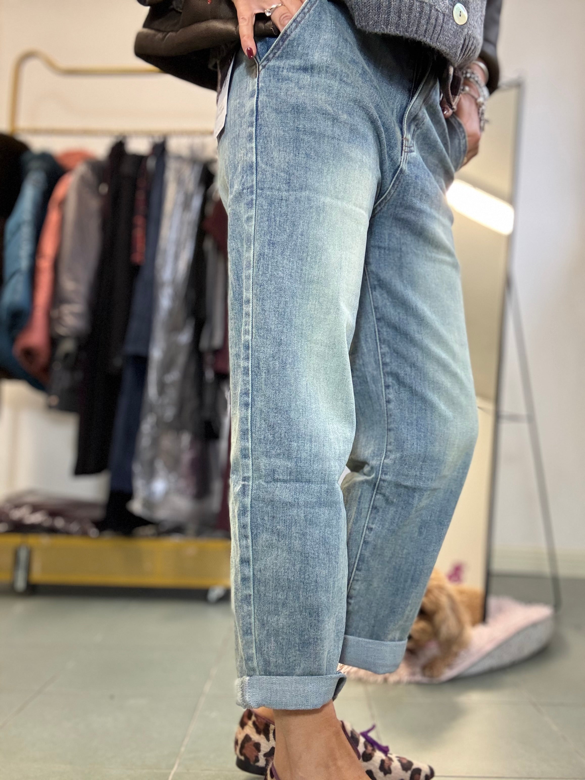 Il jeans buggy lavaggio te