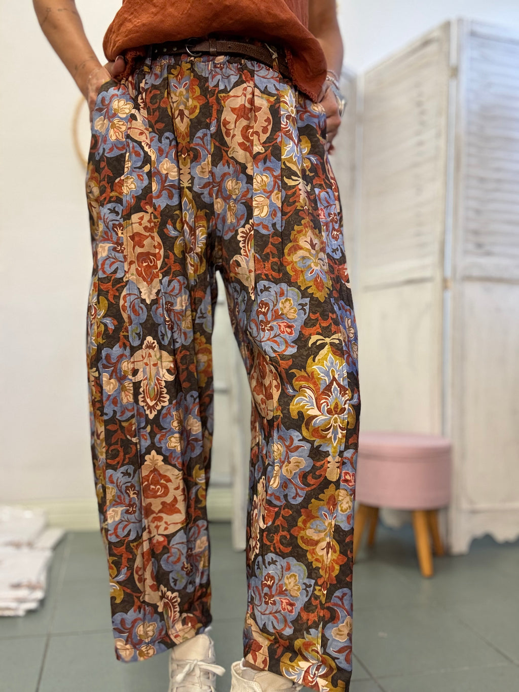 Pantalone Jona giappo in cotone