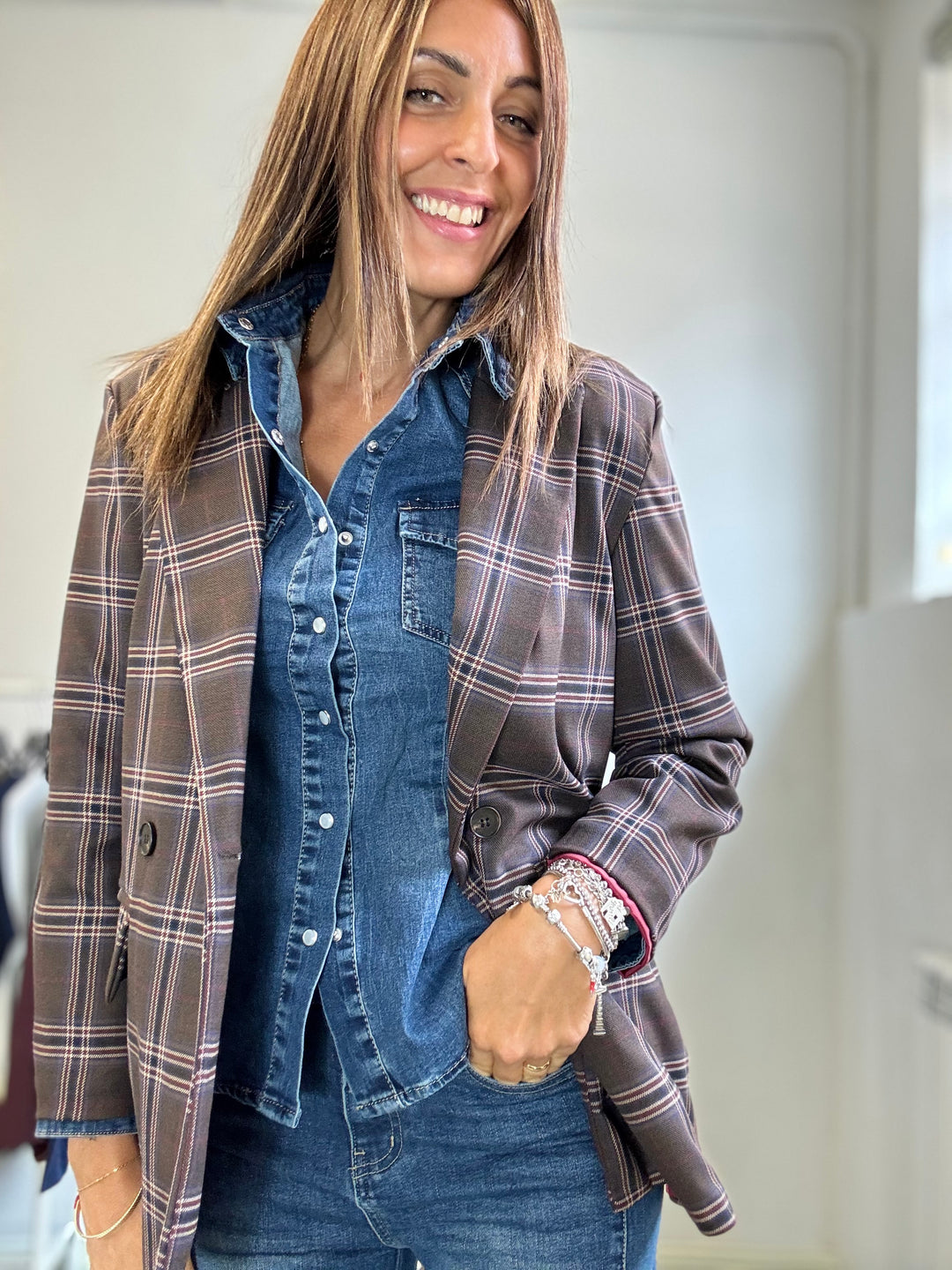 Il blazer coffee