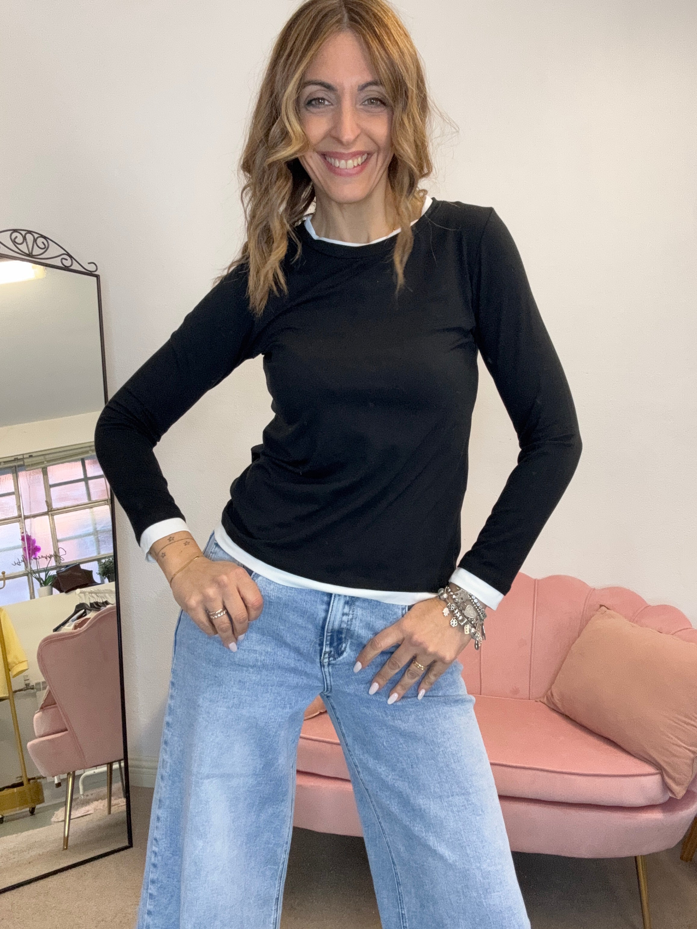 La maglietta coi bordini