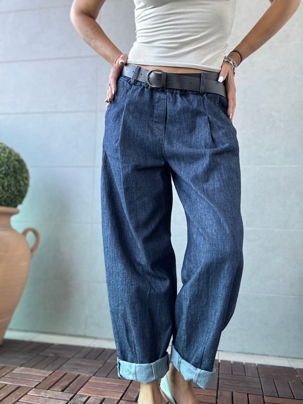 Il pantalone OLIVIA Denim