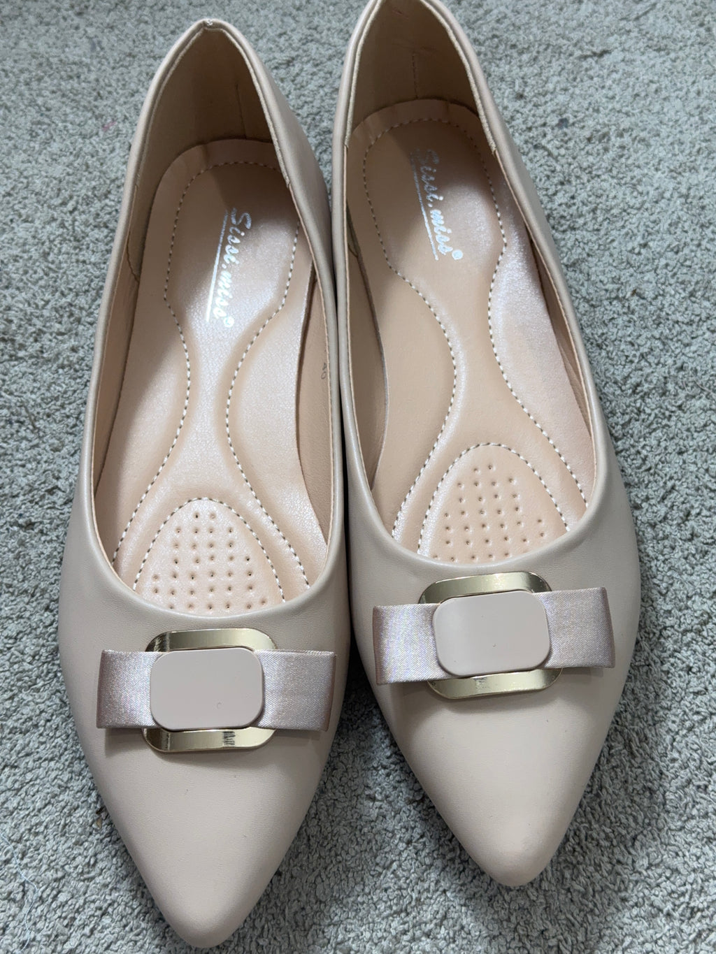 La ballerina con la puntina in due colori