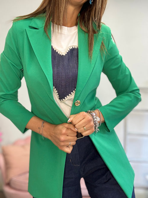 Il blazer sfiancato ad un bottone