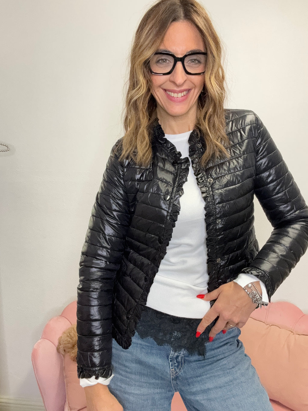 Il piumino 100 grammi con le rouge