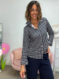 La camicia in maglina 70 blu