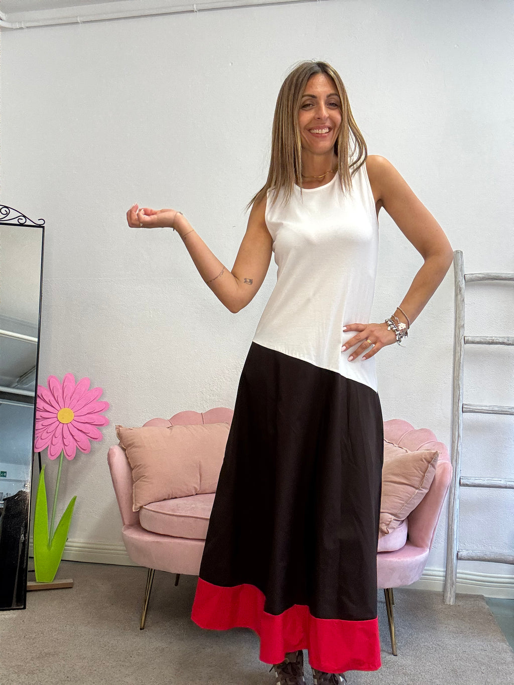 Abito bicolore Marilu