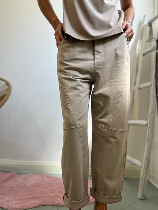 Il pantalone comodo in cotone