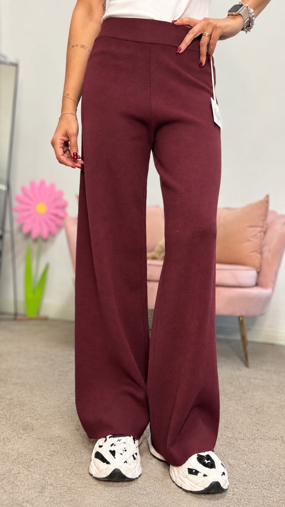 Il pantalone in maglia Vivien