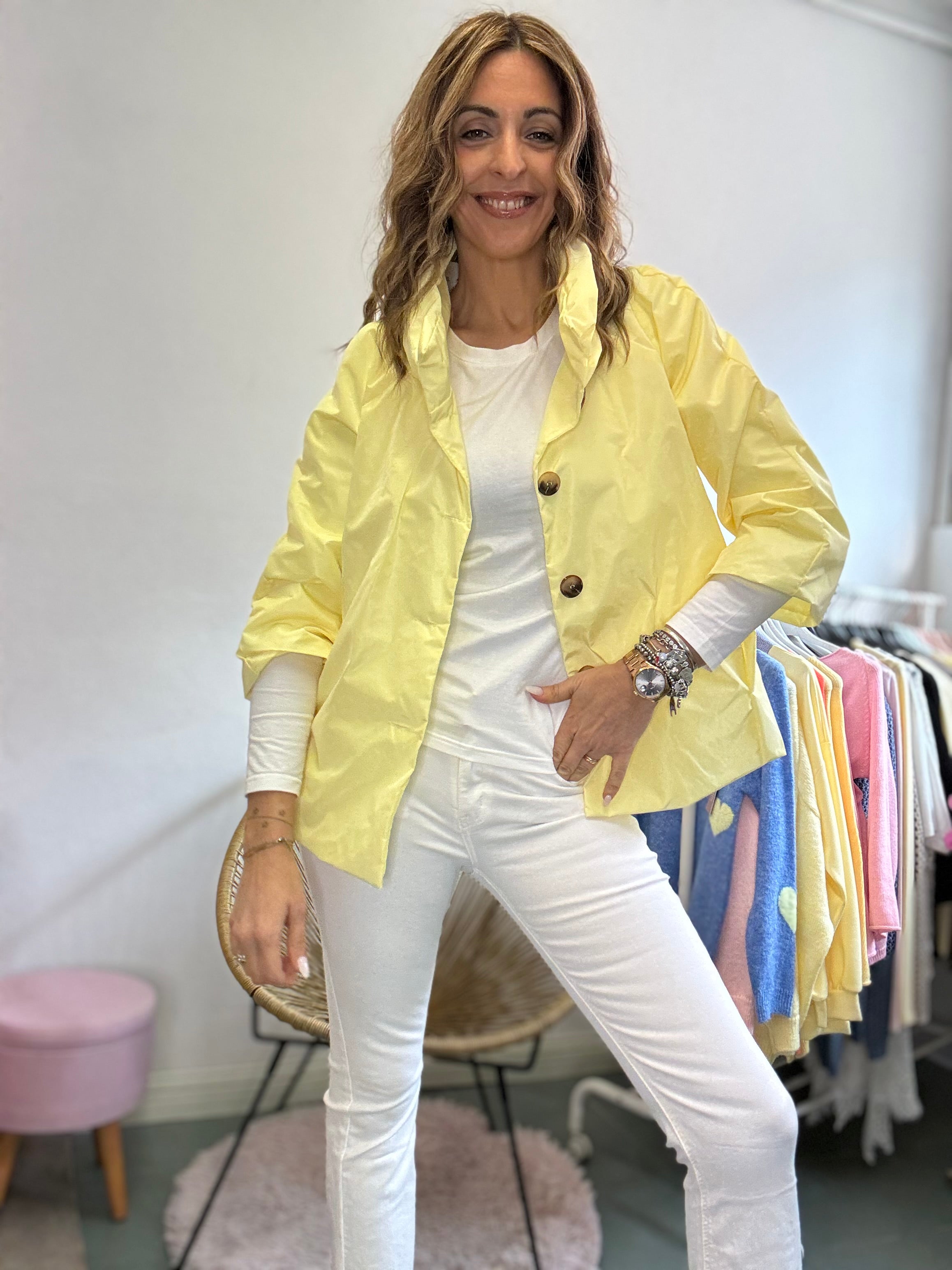 Lo spolverino senza cappuccio