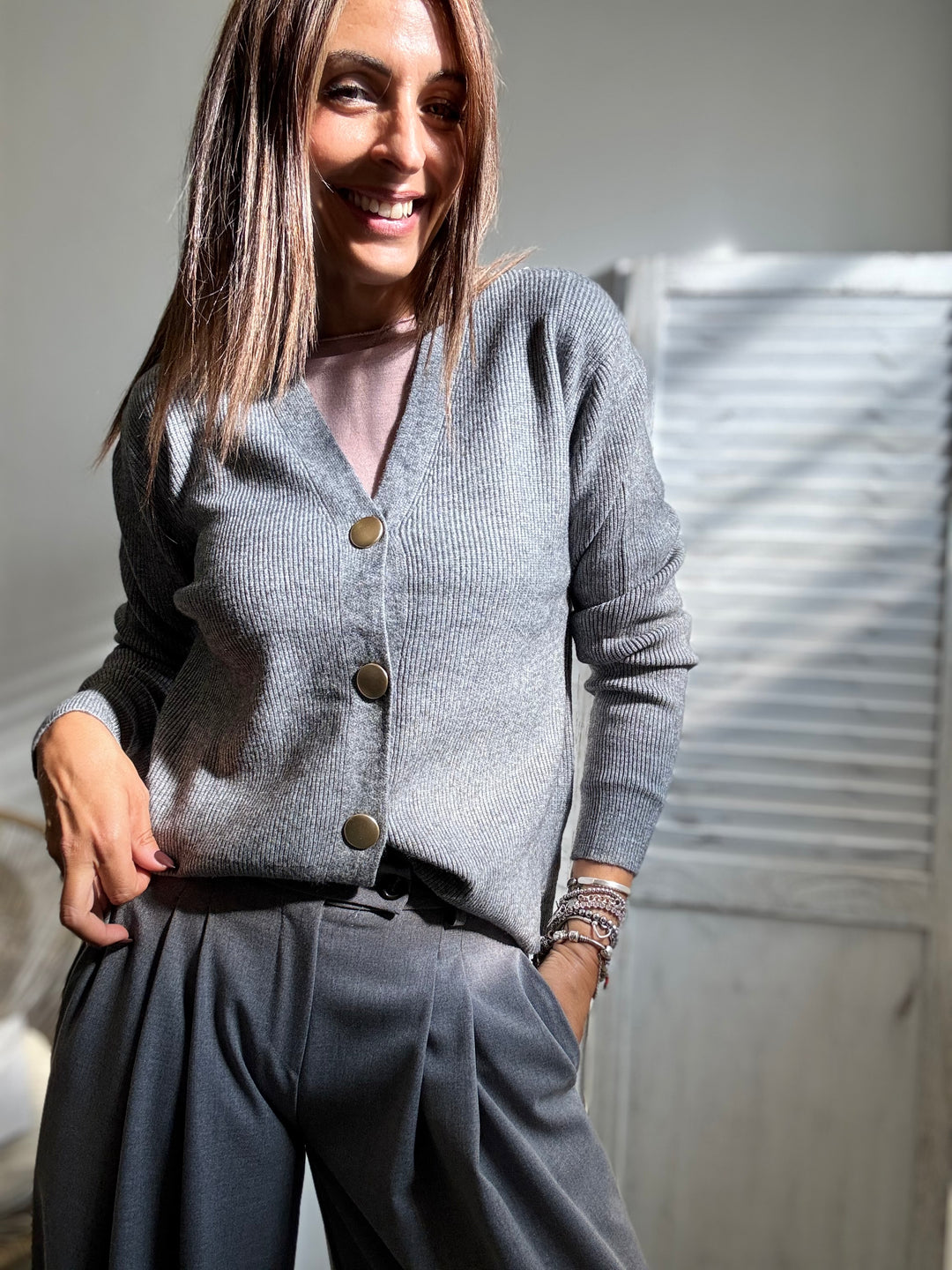 Cardigan gioiello