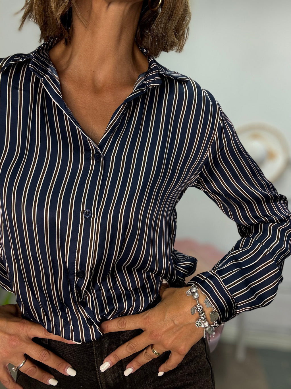 La camicia raso Teo
