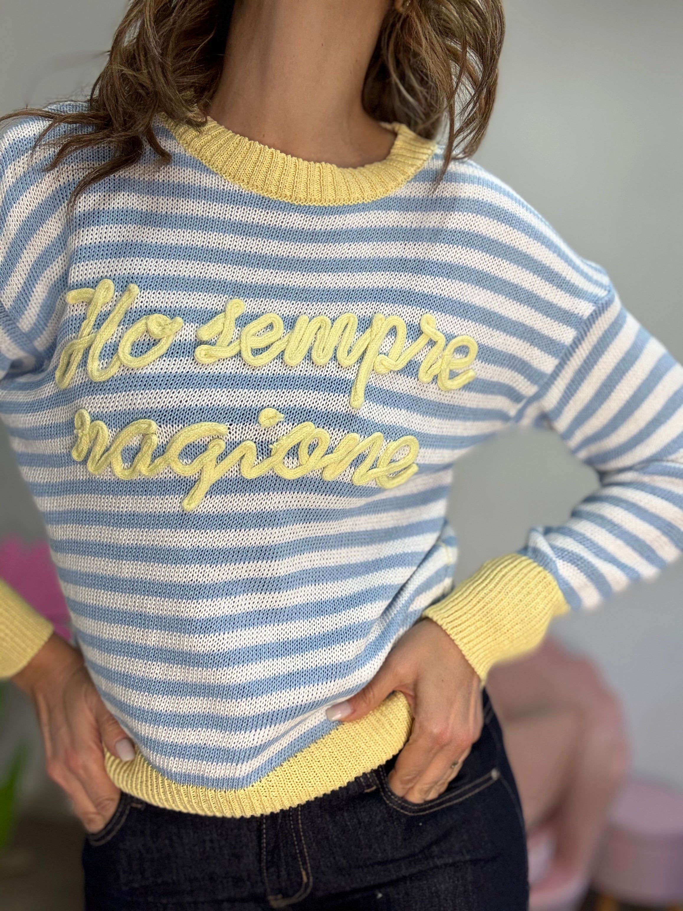 Pull colorato Ho sempre ragione