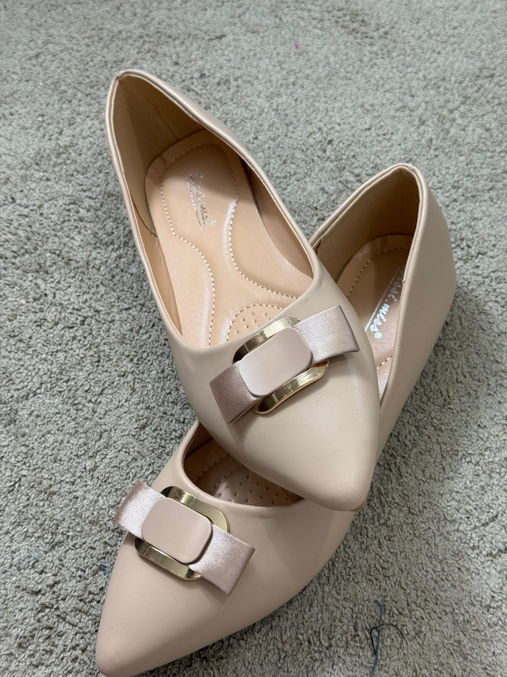 La ballerina con la puntina in due colori